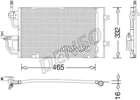 Конденсер кондиціонера DCN20037 DENSO