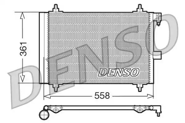 Конденсатор, система кондиціонування повітря DCN21025 DENSO