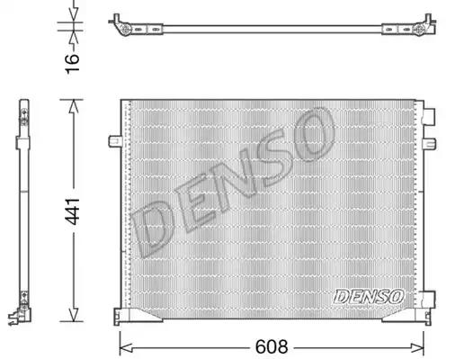 Конденсатор кондиционер DCN23035 DENSO