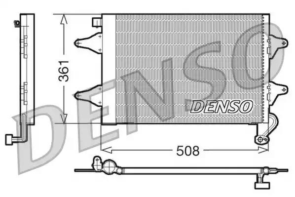 Конденсатор, система кондиціонування повітря DCN27004 DENSO