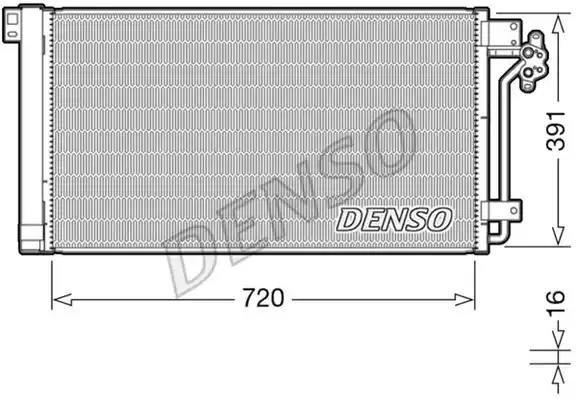 Радiатор кондицiонера DCN32020 DENSO
