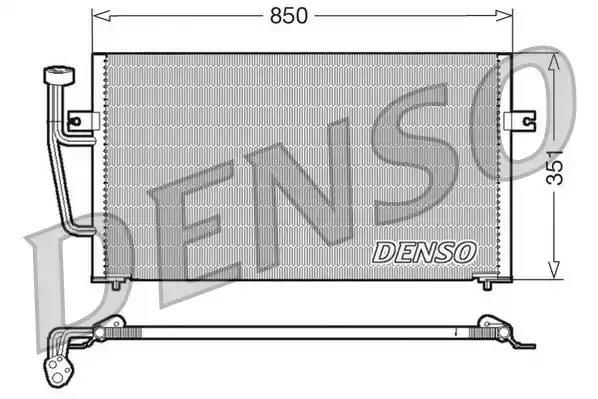 Конденсатор, система кондиціонування повітря DCN33007 DENSO