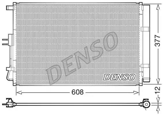 Радіатор кондиціонера  denso dcn43003 DCN43003 DENSO