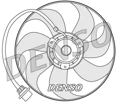 Вентилятор охлаждение двигателя DER32001 DENSO