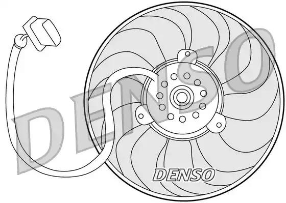 Вентилятор охлаждение двигателя DER32004 DENSO