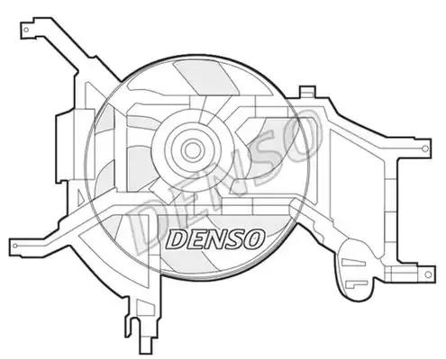 Вентилятор охлаждение двигателя DER37002 DENSO