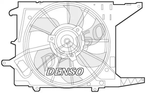Вентилятор охлаждение двигателя DER37003 DENSO
