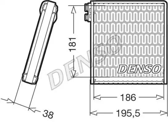 Испаритель кондиционер DEV09103 DENSO