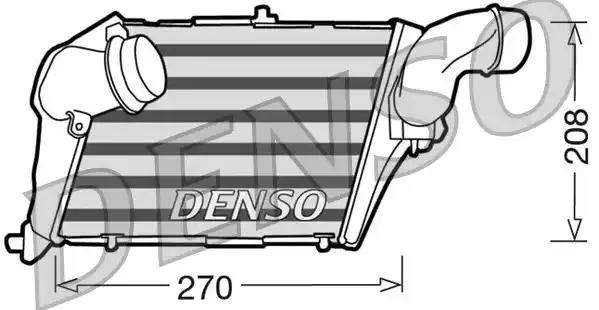 Охолоджувач наддувального повітря DIT02012 DENSO