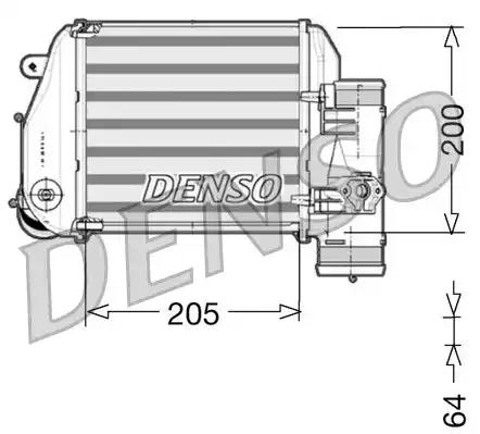 Интеркулер DIT02024 DENSO