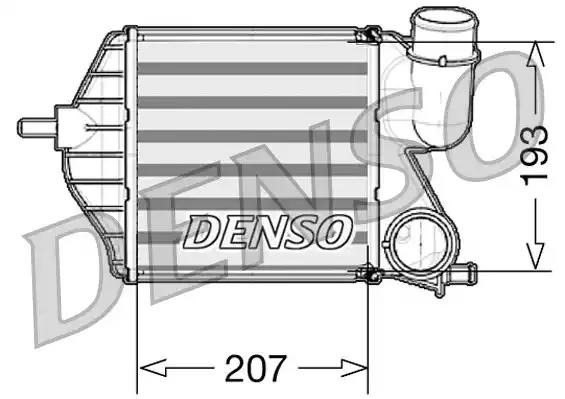 Охолоджувач наддувального повітря DIT09102 DENSO