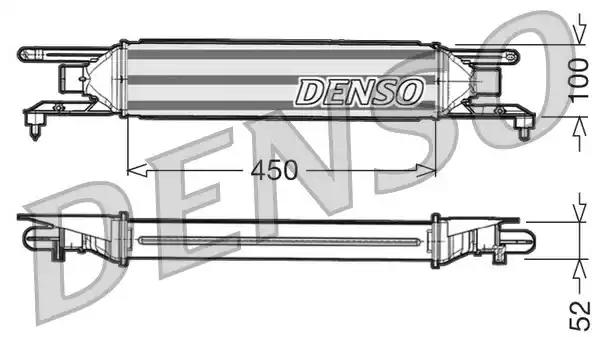 Охолоджувач наддувального повітря DIT09106 DENSO