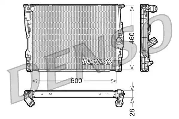 Радіатор, система охолодження двигуна DRM05110 DENSO