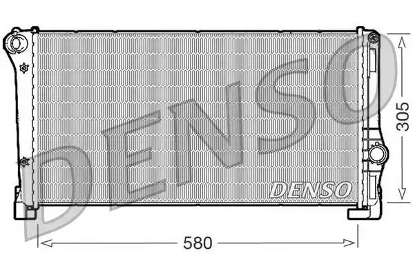 Радіатор, система охолодження двигуна DRM09104 DENSO