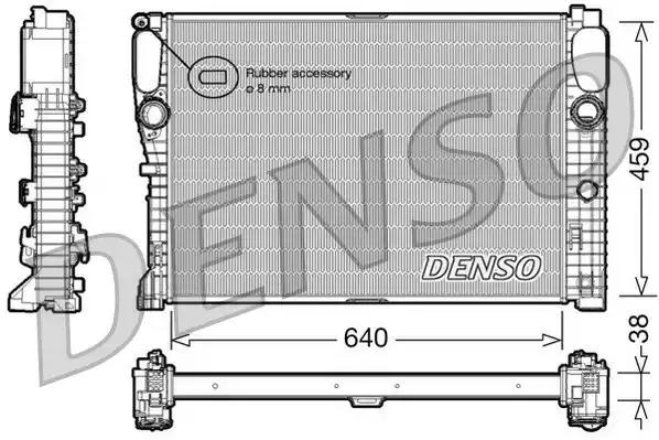 Радіатор, система охолодження двигуна DRM17014 DENSO