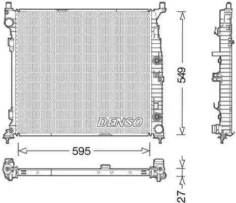 Радіатор DRM17055 DENSO