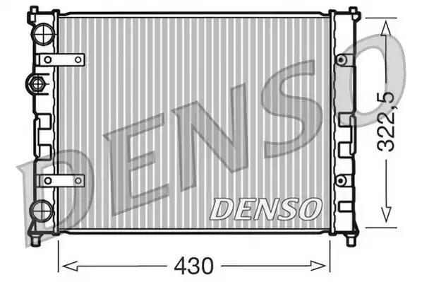 Радіатор, система охолодження двигуна DRM26007 DENSO