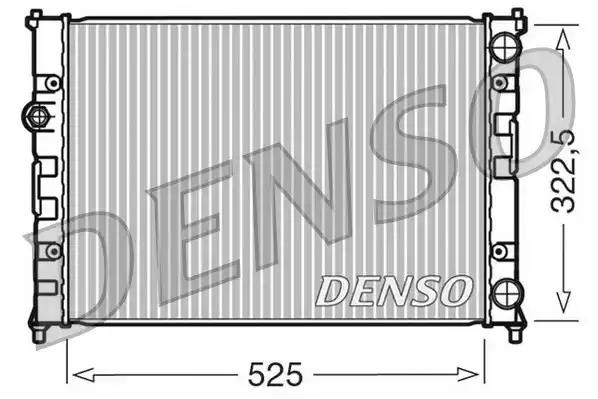 Радіатор, система охолодження двигуна DRM26008 DENSO