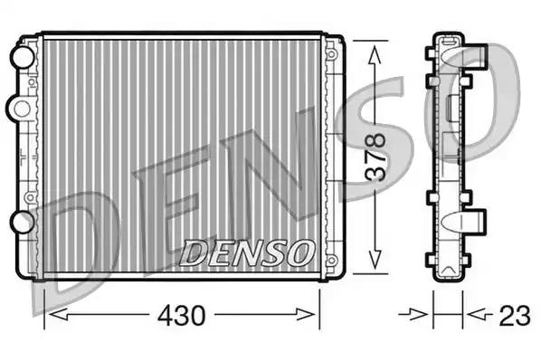 Радіатор, система охолодження двигуна DRM32030 DENSO