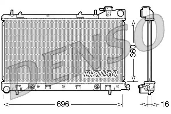 Конденсер DRM36002 DENSO