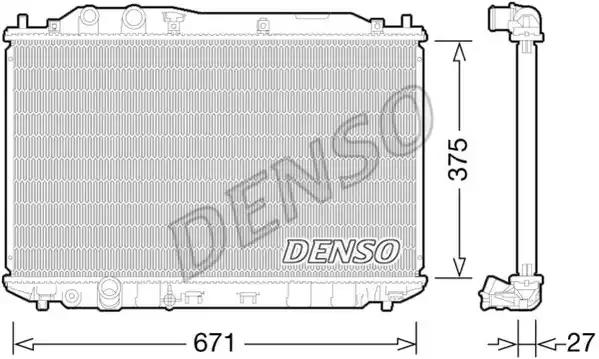 Радіатор denso honda civic 18 05-12 DRM40029 DENSO