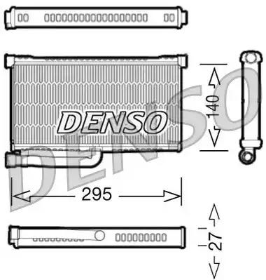 Теплообменник отопление салона DRR02004 DENSO