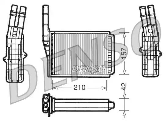 Радіатор обігрівача DRR23013 DENSO