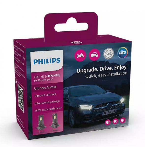 Комплект світлодіодних автоламп 11972U2500CX PHILIPS