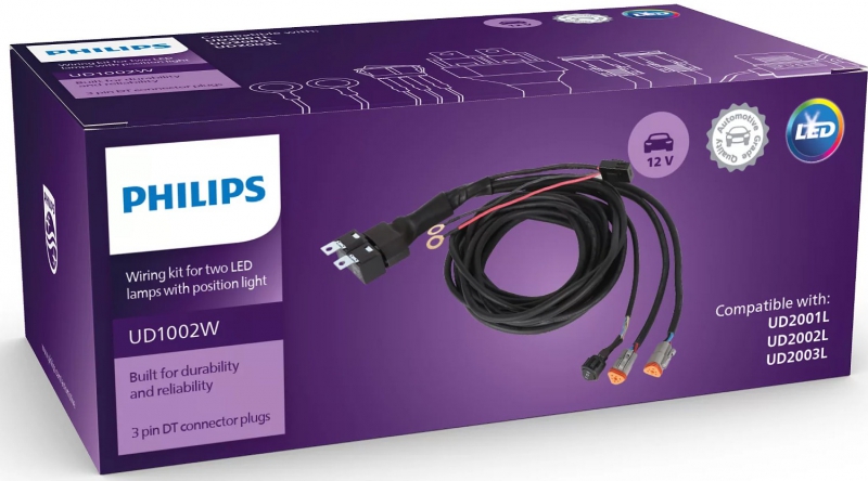 Komplet przewodów ultinon drive 1002w 2xdt3 UD1002WX1 PHILIPS
