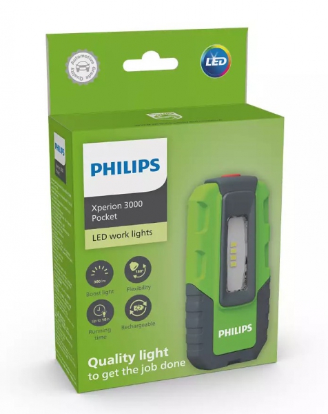 Ліхтар світлодіодний xperion 3000 led pocket 300lm /100lm 6000k вир-во... X30POCKX1 PHILIPS