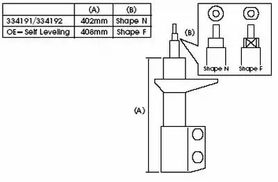 Амортизатор kyb 334191 KAYABA