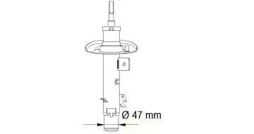 Амортизатор kyb 339709 KAYABA