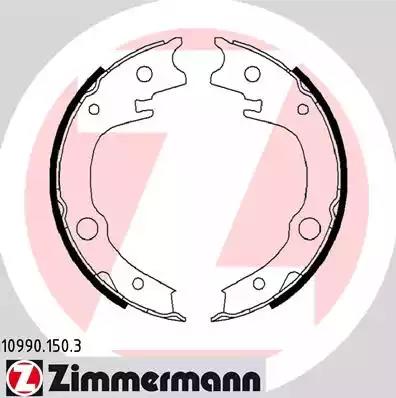 Комплект тормозных колодок стояночная тормозная... 109901503 ZIMMERMANN