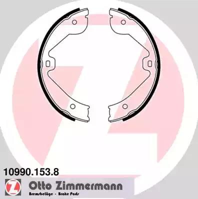Колодки гальмівні барабанні комплект 109901538 ZIMMERMANN