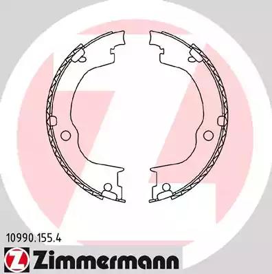 Комплект тормозных колодок стояночная тормозная... 109901554 ZIMMERMANN
