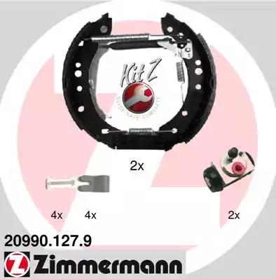 Комплект тормозных колодок 209901279 ZIMMERMANN