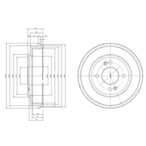 Гальмівний барабан BF517 DELPHI