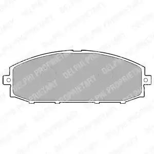 Комплект гальмівних колодок LP1305 DELPHI