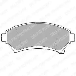 Тормозные колодки LP1609 DELPHI