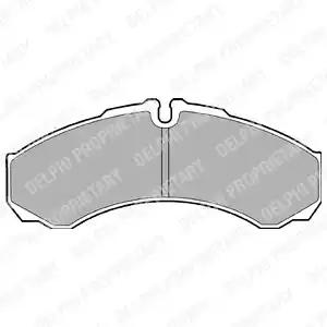 Тормозные колодки LP1616 DELPHI