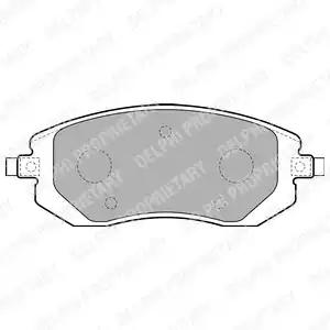 Тормозные колодки LP1718 DELPHI