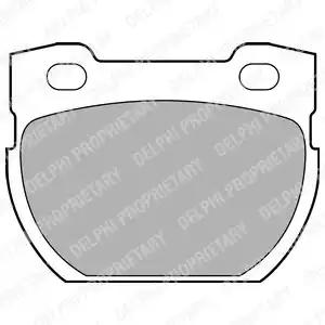 Тормозные колодки LP1847 DELPHI