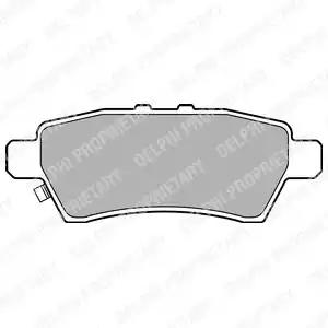 Тормозные колодки LP2016 DELPHI