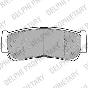 Тормозные колодки LP2049 DELPHI