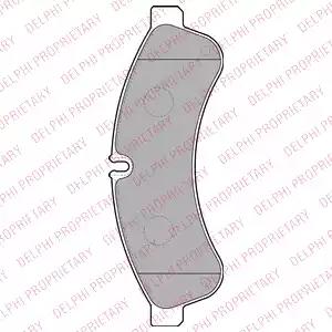 Тормозные колодки LP2063 DELPHI