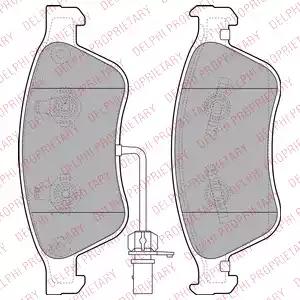 Тормозные колодки LP2072 DELPHI