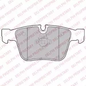 Aгальмівні колодки дискові mercedes sw220/clc216 r 01 LP2115 DELPHI