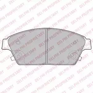 Комплект гальмівних колодок передн  buick encore  cadillac ats ... LP2170 DELPHI