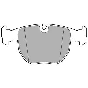 Комплект гальмівних накладок, дискове гальмо LP2708 DELPHI