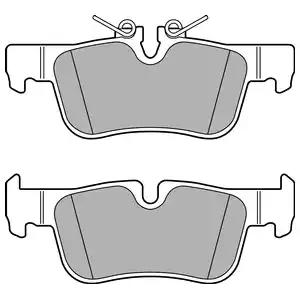 Delphi bmw колодки гальм. задні 2 x1 i3 13- LP2719 DELPHI